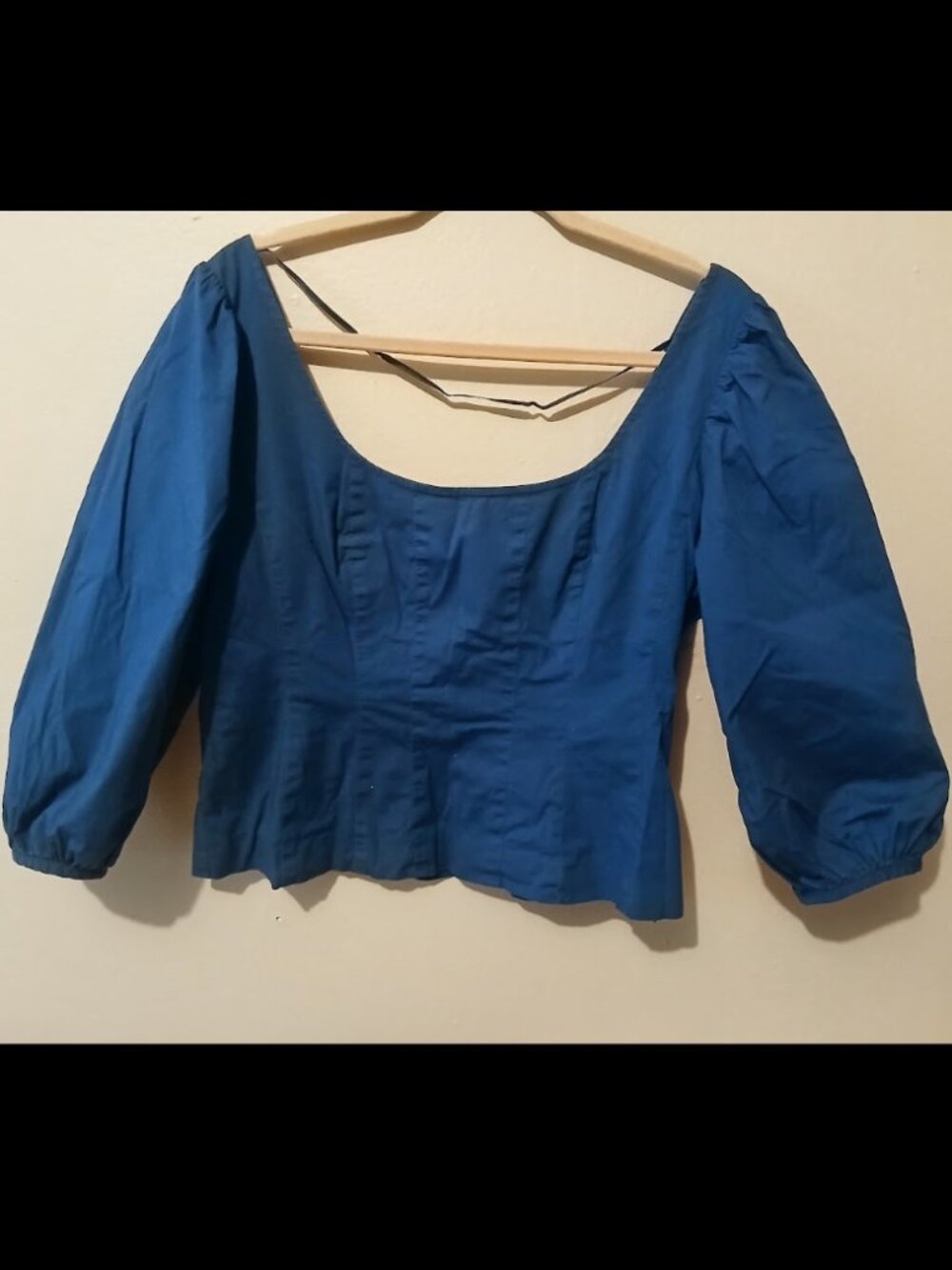 STAUD Blue Top
